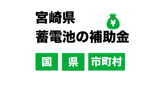 宮崎県の家庭用蓄電池の補助金