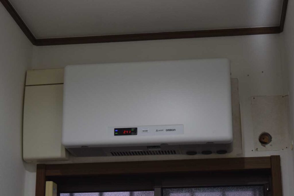 修理後の太陽光発電設備の設置状況